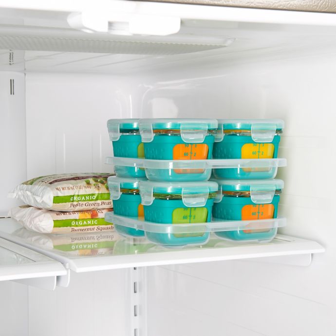 4 oz Baby Blocks™ Silicone Freezer Storage Containers