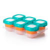 OXO Tot 2 oz. Food Storage Baby Blocks in Teal (Set of 6)