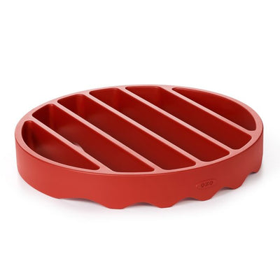 OXO Silicone Pressure Cooker Roasting Rack in Red