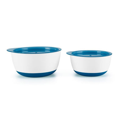 OXO Tot 2-Piece Bowl Set with Lids in Navy