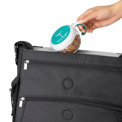 OXO Tot Flippy Snack Cup with Travel Cover in Teal