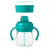 OXO Tot 6 oz. Transitions Soft Spout Sippy Cup Set in Teal
