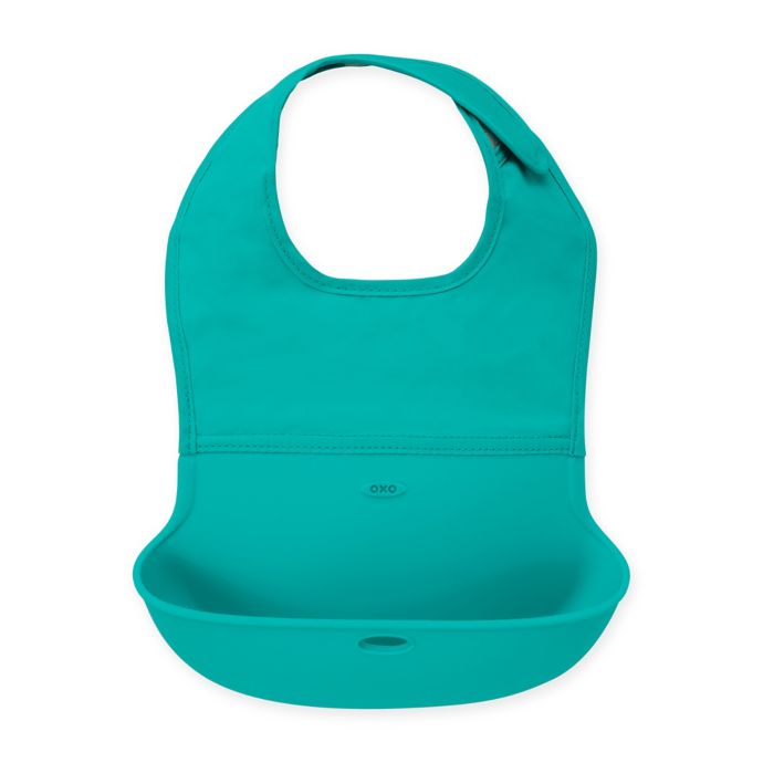 OXO Tot Roll Up Bib in Teal