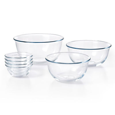 OXO Good Grips 7-Piece Clear Glass Mixing Bowl Set - Loft410