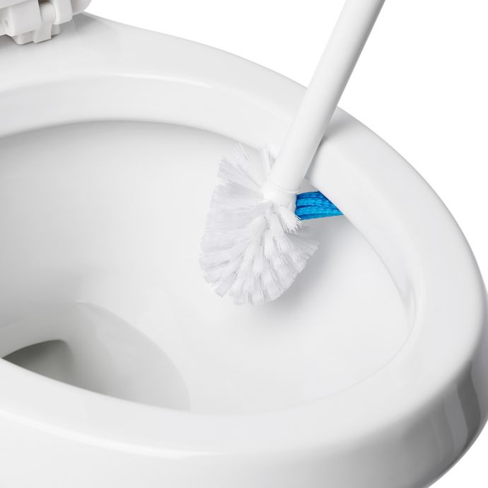 Buy OXO  Good Grips Toilet Brush With Rim Cleaner - White