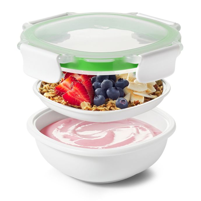 OXO Good Grips Snack to Go 40 oz.Food Container in White - Loft410