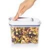 OXO Good Grips 25.6 oz. Clear Food Container with Dispenser Top in White