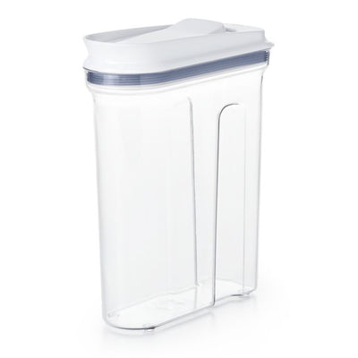 OXO Good Grips 51.2 oz. Clear Food Container with Dispenser Top in White