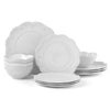 Lenox Chelse Muse Floral White 12-Piece Dinnerware Set