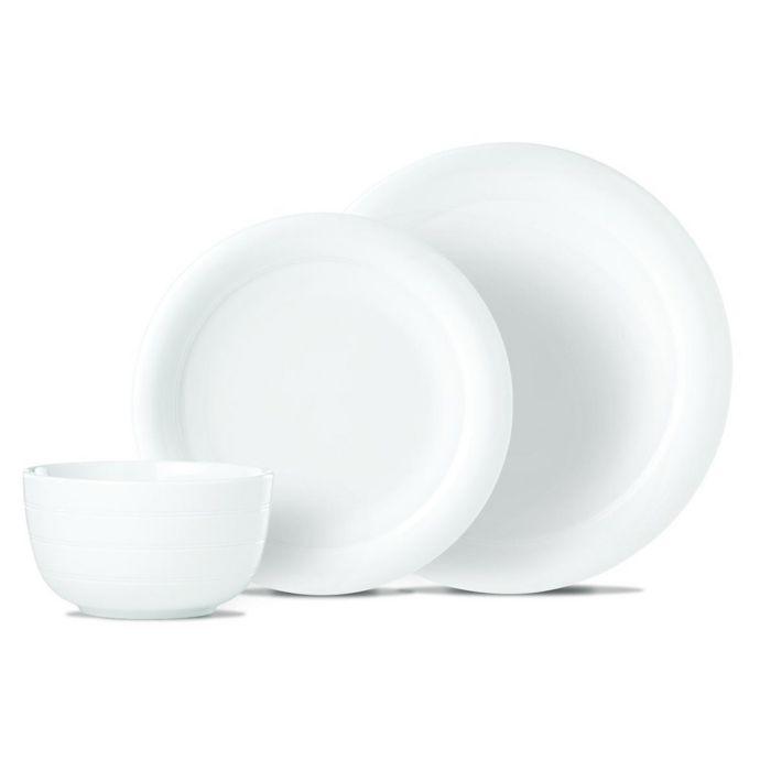 Lenox Chelse Muse Fleur 12-Piece Dinnerware Set - White