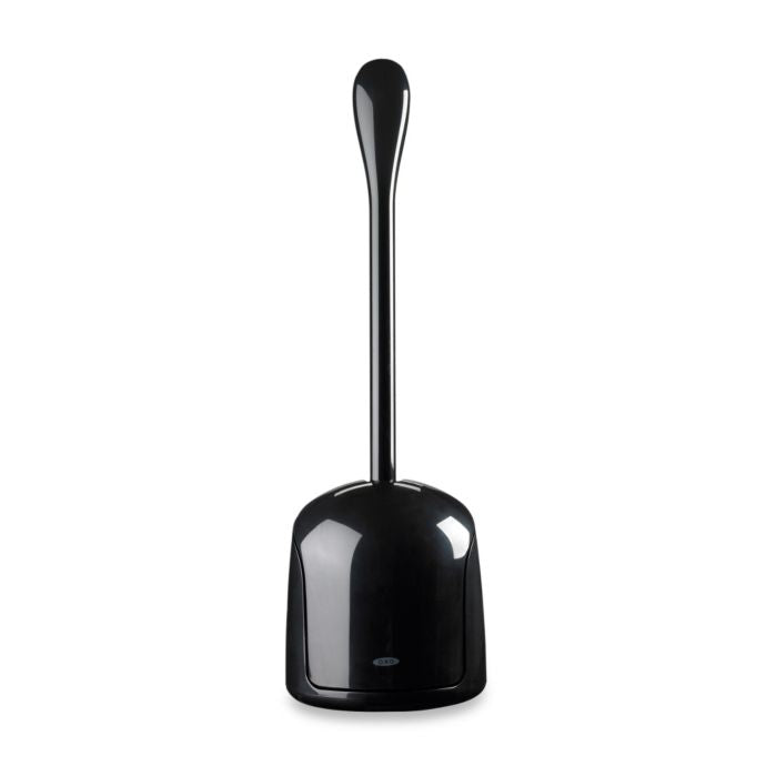 OXO Good Grips Compact Toilet Brush and Canister - Black