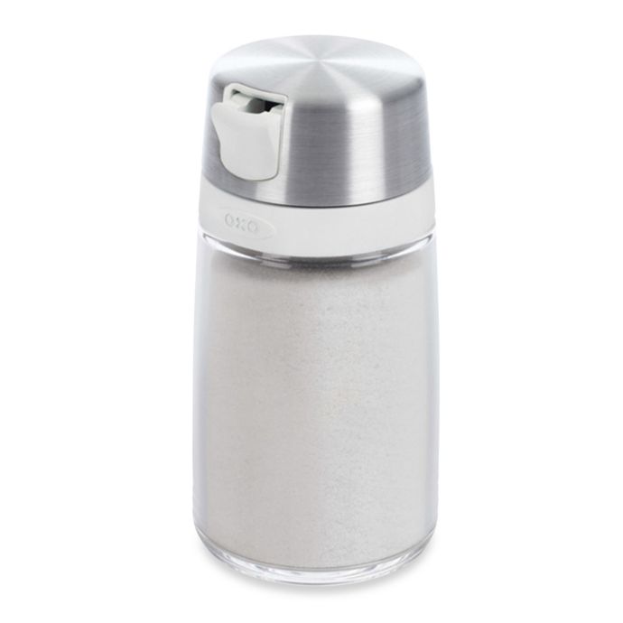 Oxo Good Grips Plastic Salt & Pepper Shaker in Stainless Steel - Loft410