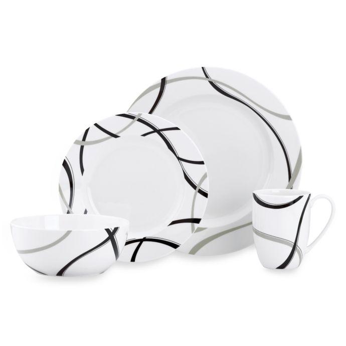 Lenox Chelse Muse Fleur 12-Piece Dinnerware Set - White