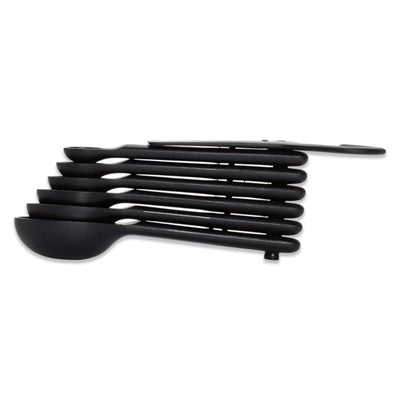 OXO Good Grips 7-Piece Plastic Measuring Spoons in Black
