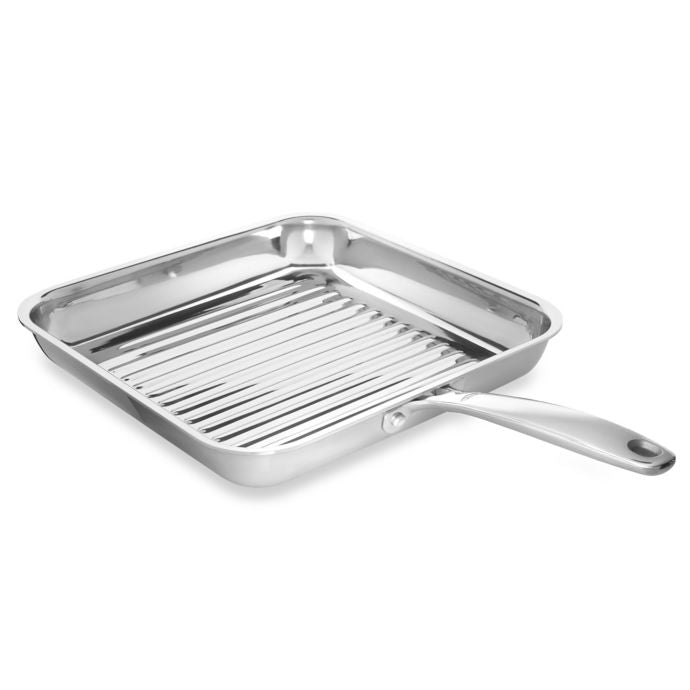 OXO Good Grips Tri-Ply Pro 11-Inch Stainless Steel Square Grill Pan -  Loft410