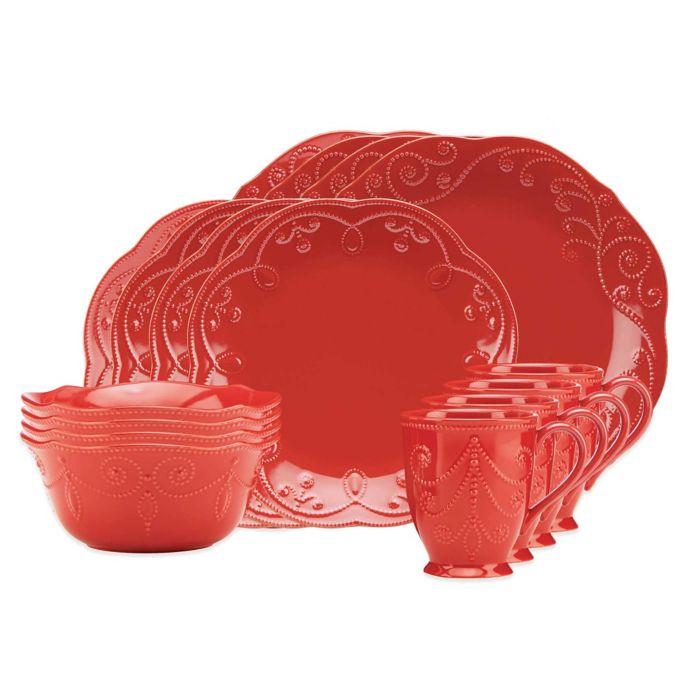 Lenox French Perle 16-Piece Dinnerware Set in Cherry