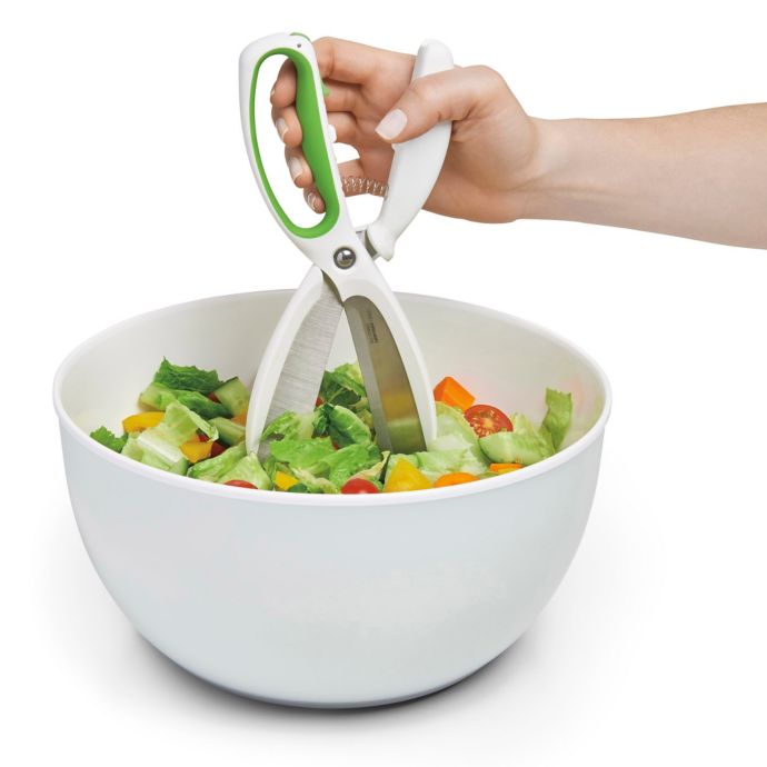 OXO 1128100 Good Grips Salad Chopper with 5.5 Qt. White Plastic Bowl