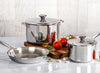Le Creuset 5 Piece Stainless Steel Cookware Set
