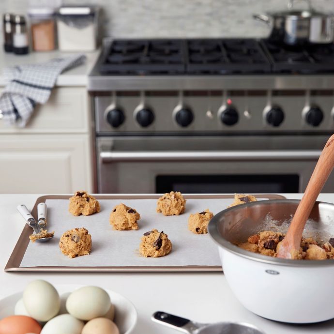 OXO Pro Metal Bakeware Cookie Baking Sheet — The Grateful Gourmet