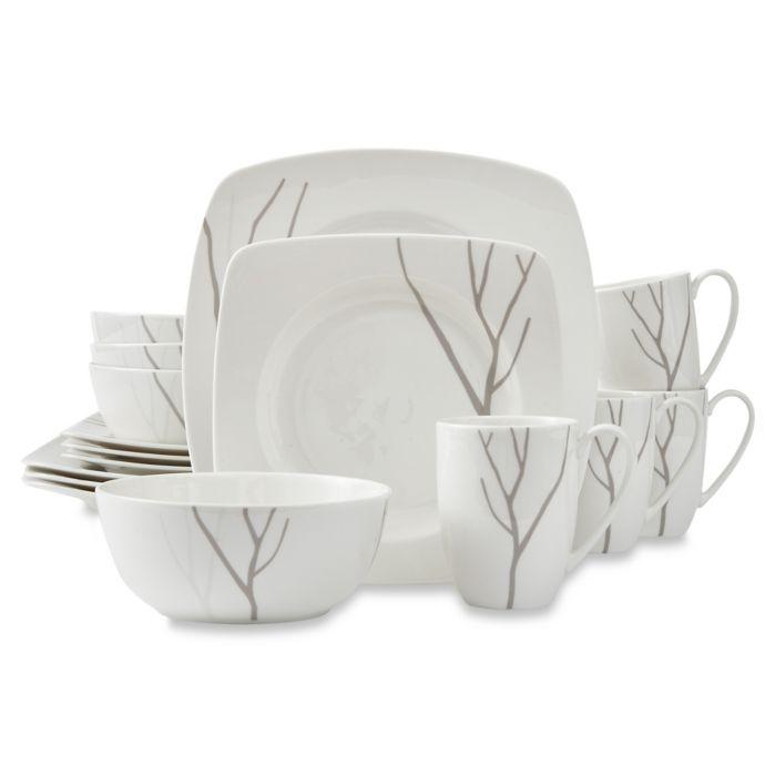 Lenox Park City 16-Piece Square Dinnerware Set