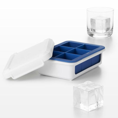 OXO Good Grips Covered Large Cube Silicone Ice Cube Tray