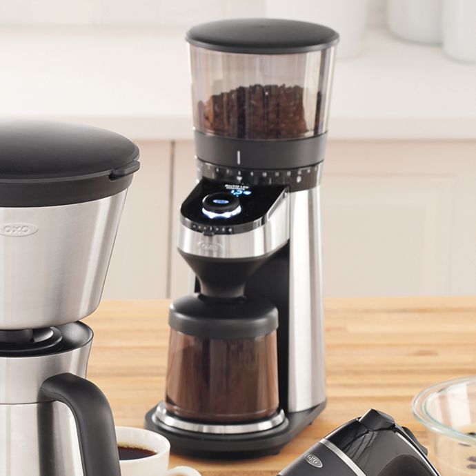  OXO Brew Conical Burr Coffee Grinder with Scale : Home