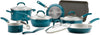 Rachael Ray Create Delicious Nonstick Cookware Pots and Pans Set, 13 Piece, Teal Shimmer