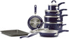 Rachael Ray Create Delicious Nonstick Cookware Pots and Pans Set, 13 Piece, Purple Shimmer