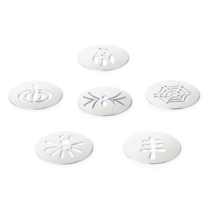 Autumn Cookie Disks/discs for Oxo Good Grips Cookie Press, Set of Six  Autumn Designs 