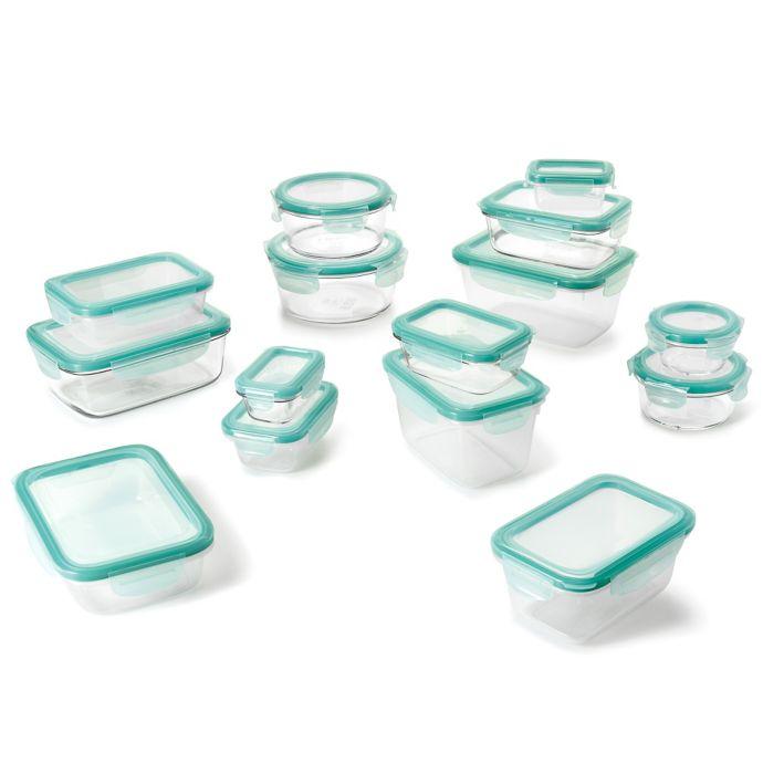 OXO Good Grips 30-Piece SNAP Glass/Plastic Food Storage Container Set
