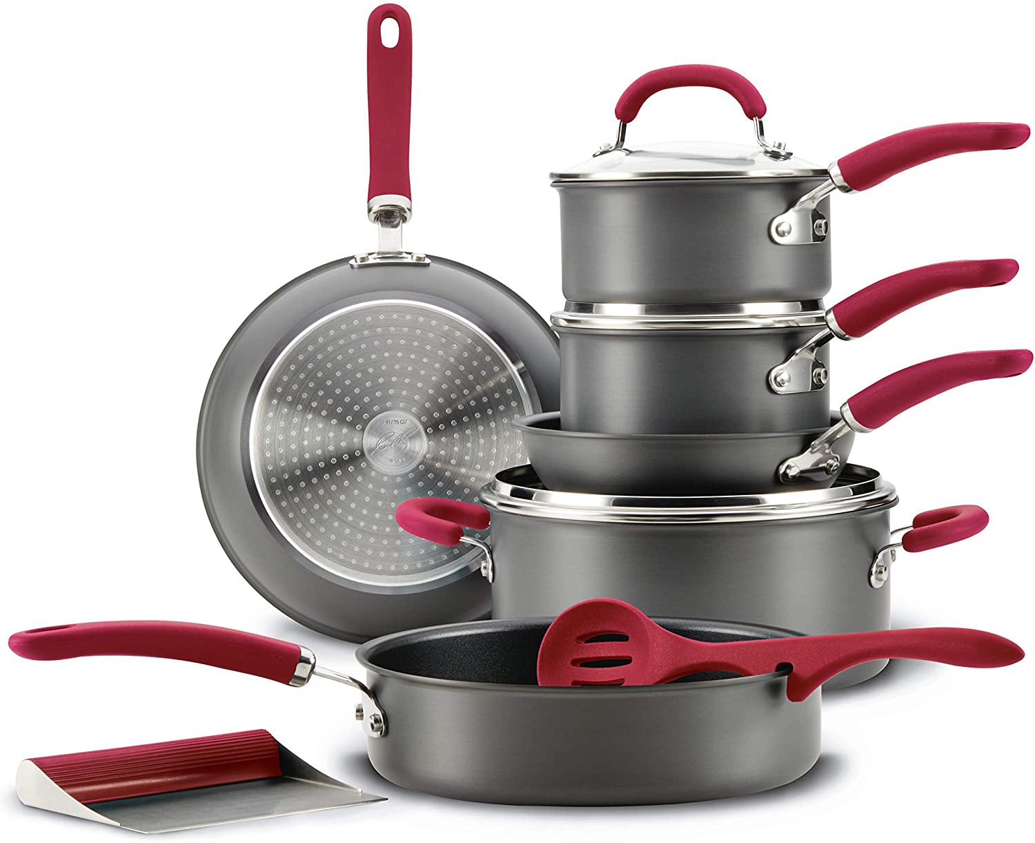 Rachael Ray Create Delicious Hard Anodized Nonstick Cookware Pots