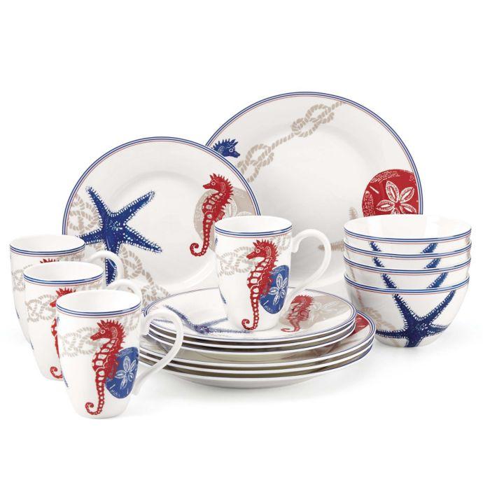 Lenox Oceanside 16-Piece Dinnerware Set