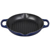 Le Creuset 9.75 Inch Enameled Cast Iron Signature Deep Round Grill Pan