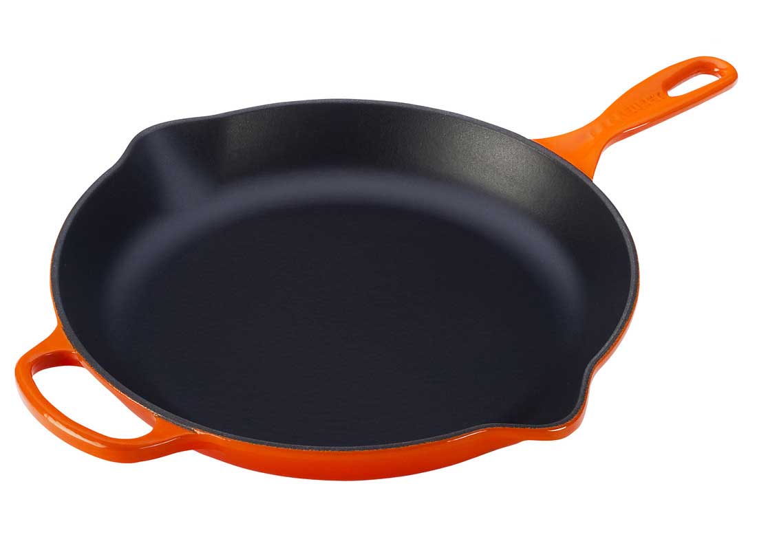 Le Creuset Signature 7.25-Qt. Round Flame Orange Enameled Cast