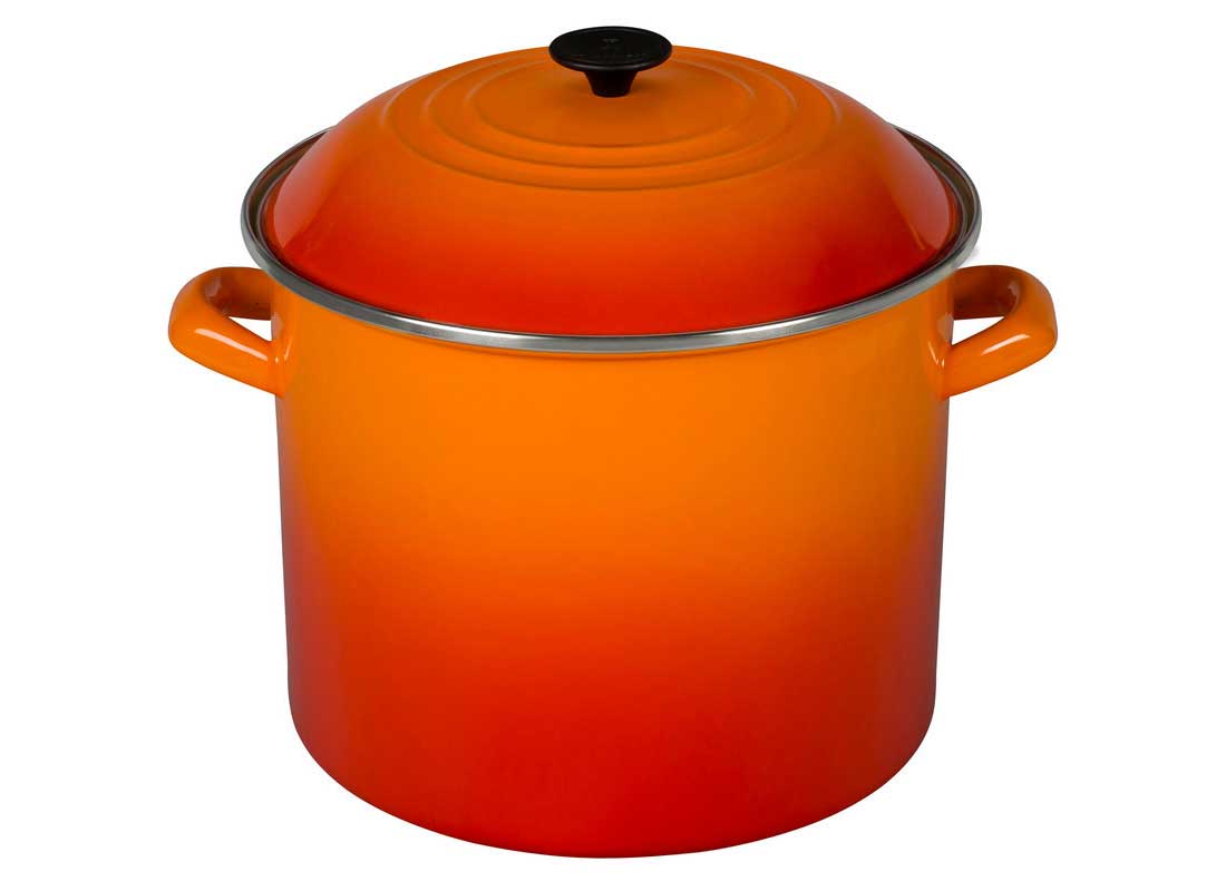 Le Creuset Oval Dutch Oven #25 Enameled Cast Iron 3.5 Qt Flame Orange  Seconds