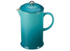 Le Creuset 27 Ounce Stoneware French Press - Caribbean