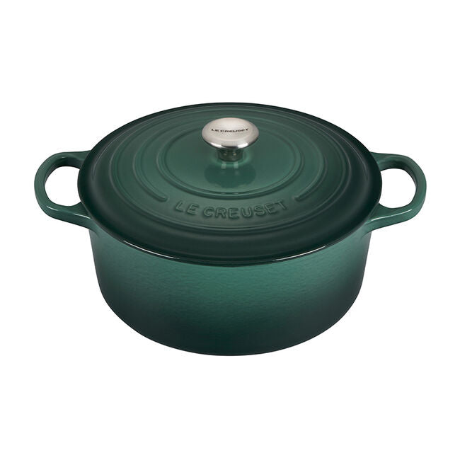 Le Creuset 9.75 Signature Deep Round Grill Pan - Oyster