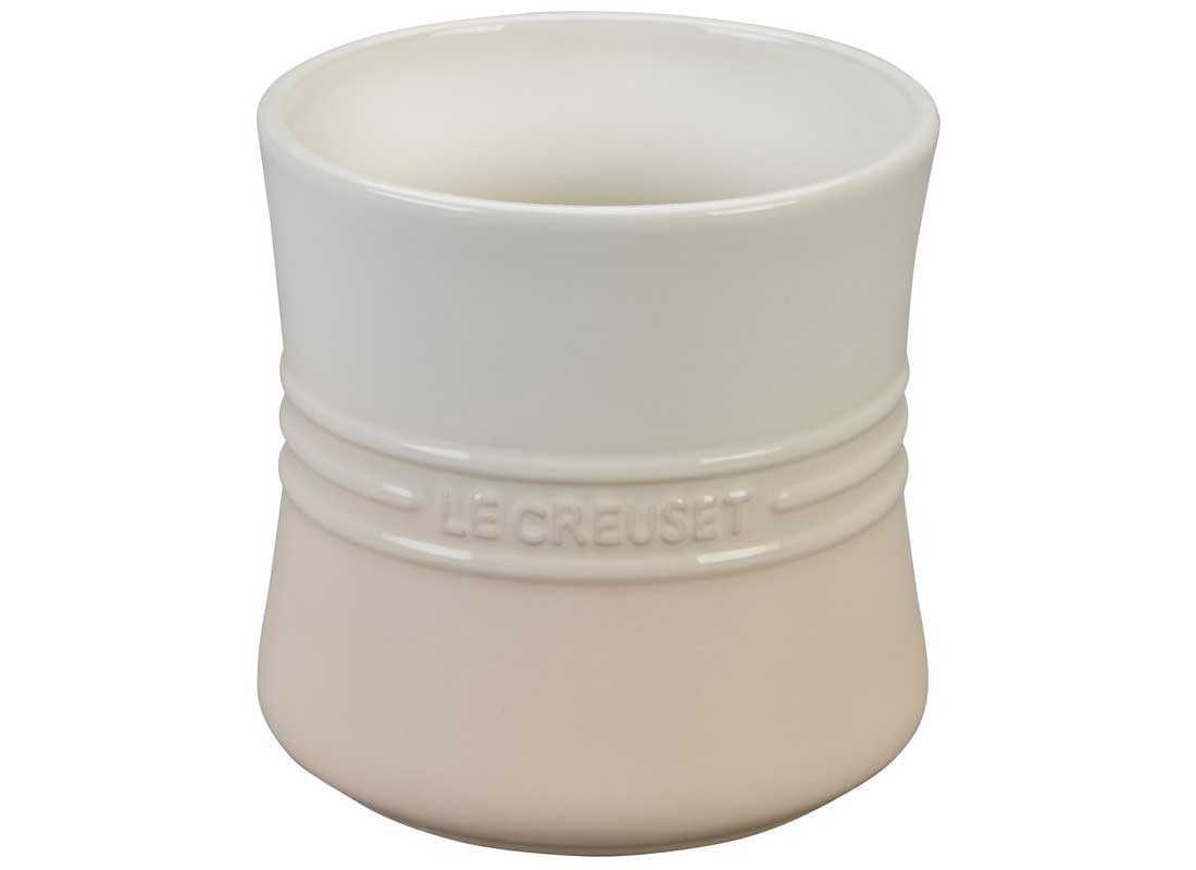 Le Creuset 2.75 Quart Stoneware Utensil Crock - Meringue