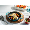 Le Creuset 9.75 Inch Enameled Cast Iron Signature Deep Round Grill Pan