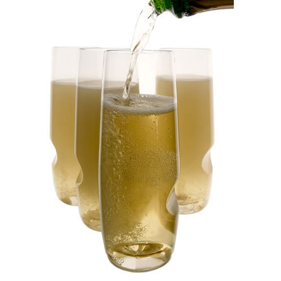 Govino Go Anywhere Unbreakable Champagne Glasses (Set of 4)