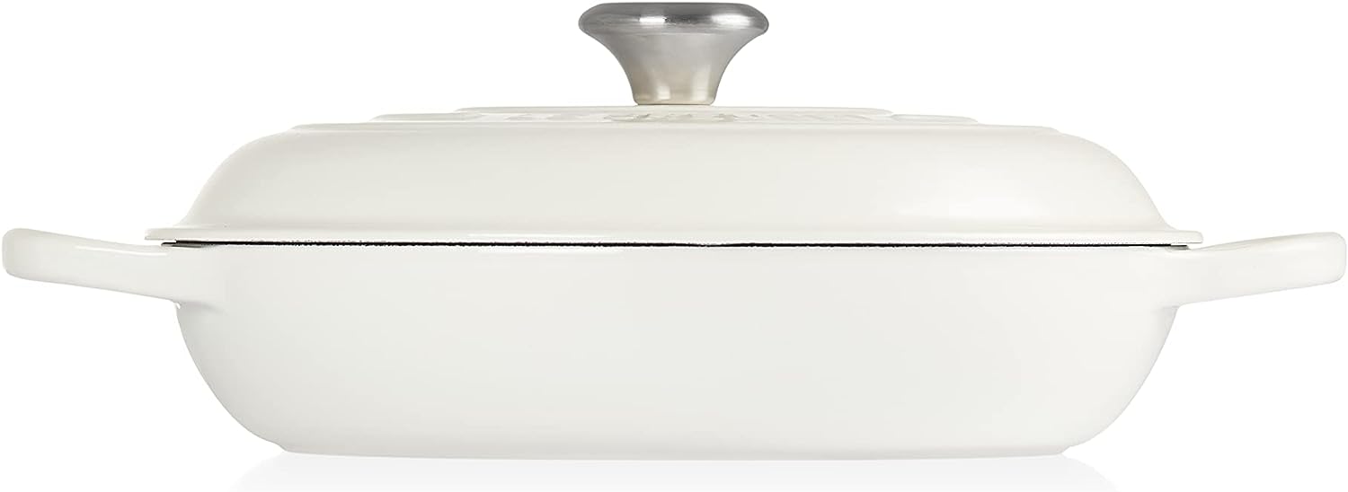 Le Creuset White 10-Quart Enameled Stockpot + Reviews