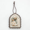 Holy Family Metal-edged Ornament