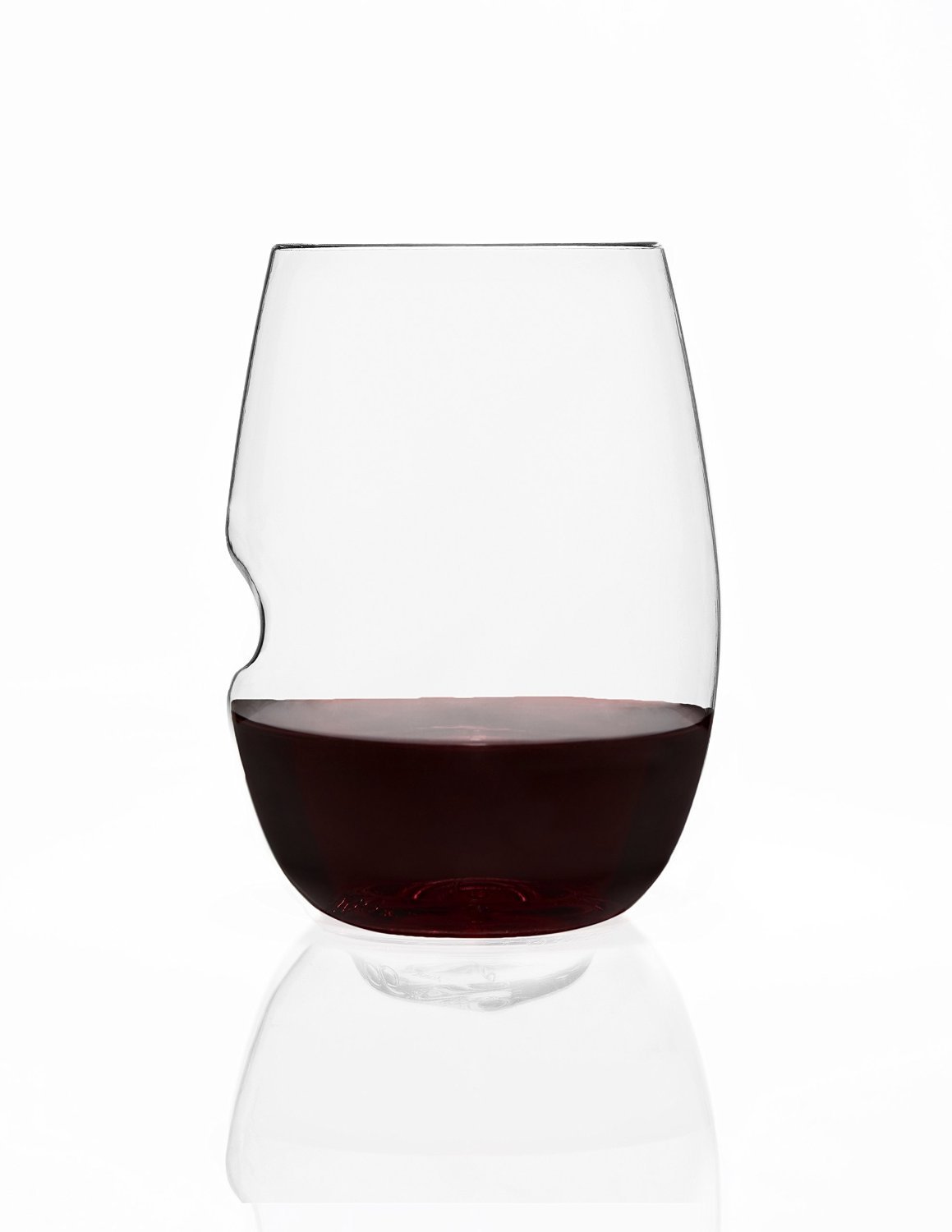 GoVino Top Rack Series Unbreakable Stemless Glasses, Dishwasher Safe, Set of 4