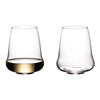 Riedel Winewings Riesling / Champagne Stemless Wine Glasses - Set of 2