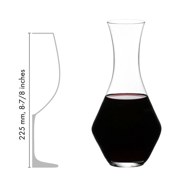 Riedel Winewings Cabernet Stemless Wine Glasses Set of 4 + Merlot Decanter